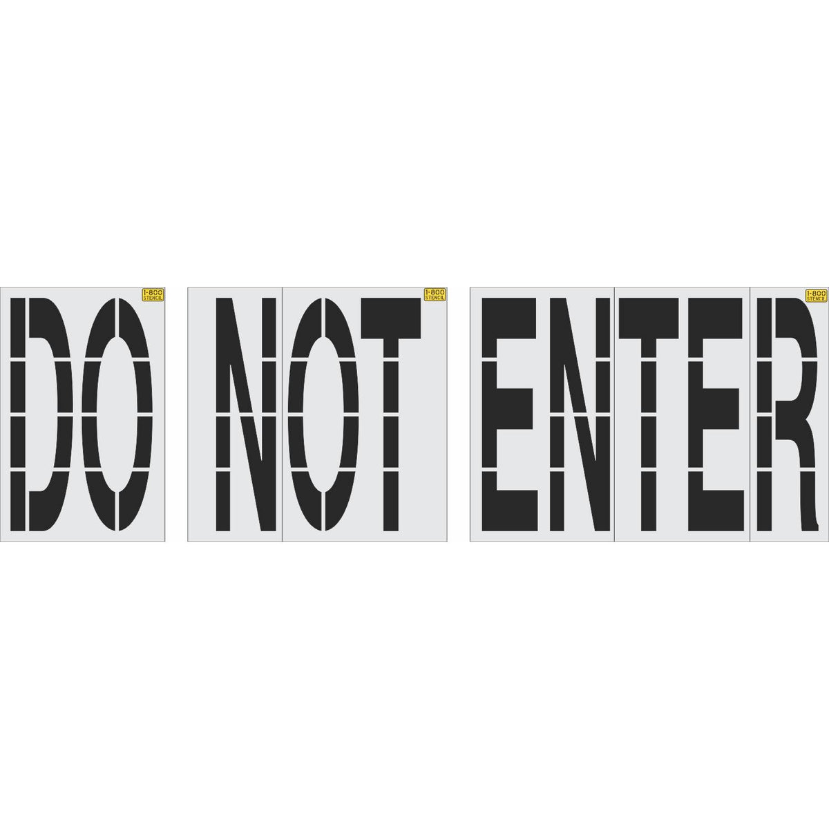 68 inch Costco DO NOT ENTER pavement marking stencil for retail parking lot and commercial traffic control applications