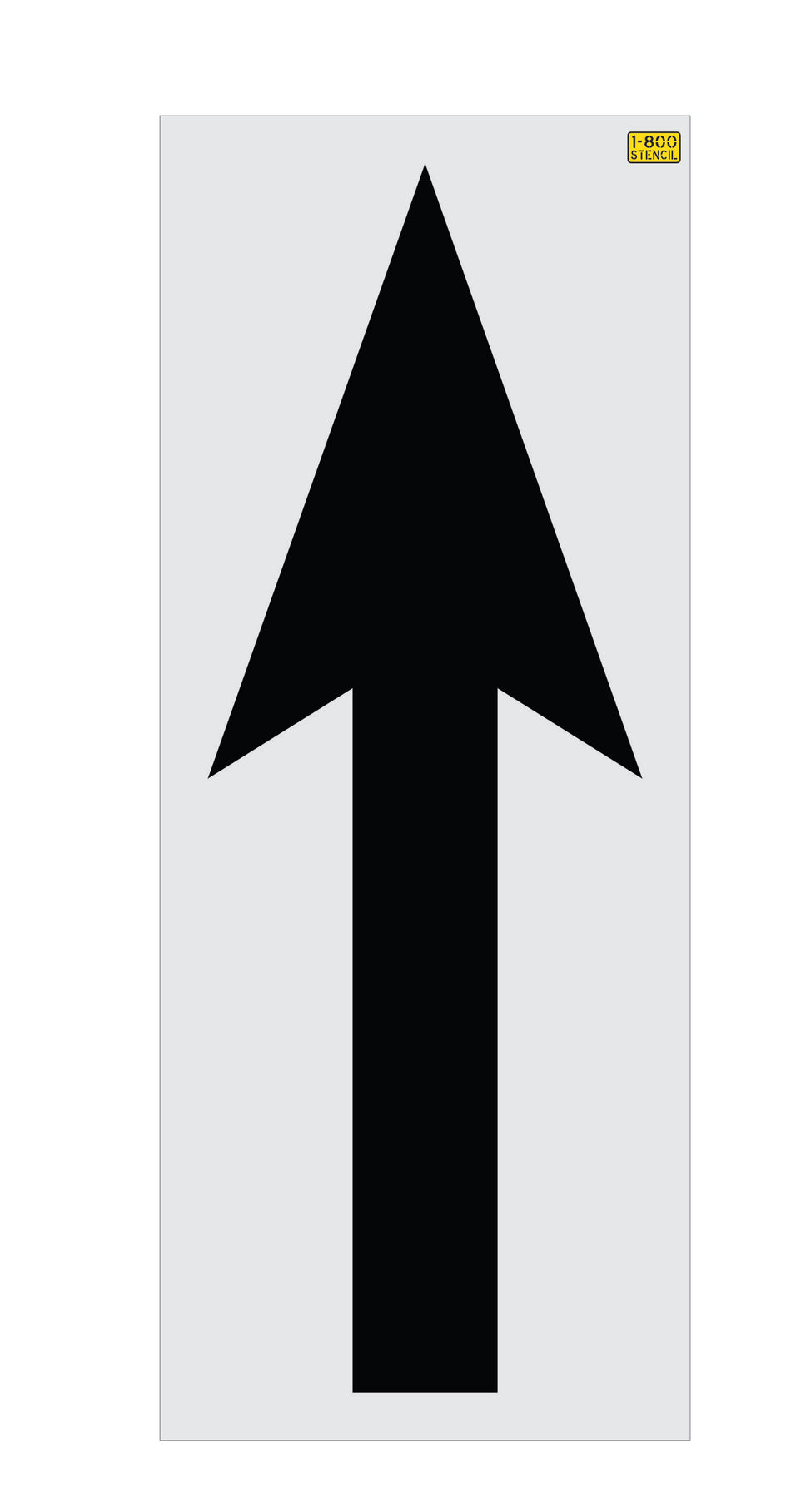 102" Amazon Straight Arrow Stencil