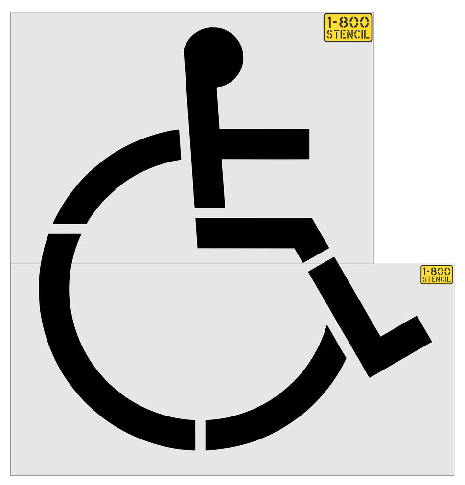 84" Sams Club Handicap Stencil