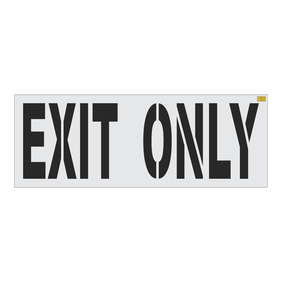 36" Wendy's EXIT ONLY Stencil