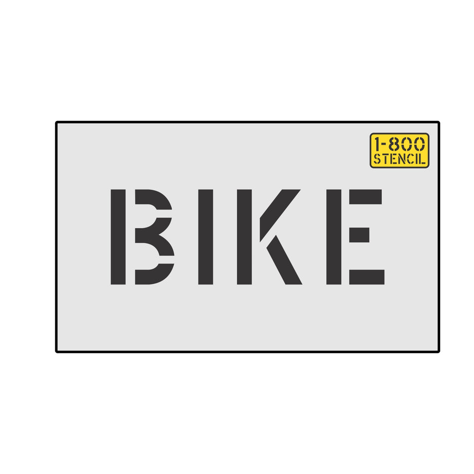 4" BIKE Stencil