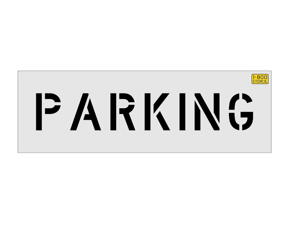 4" PARKING Stencil