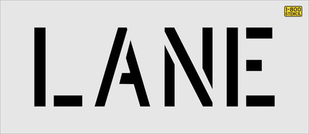 12 inch LANE stencil