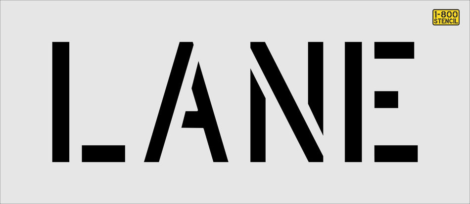 12 inch LANE stencil