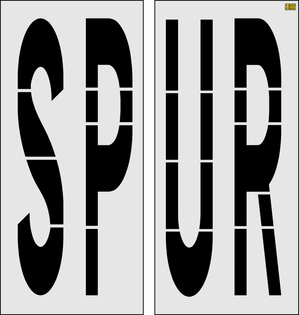 48" Dallas DOT SPUR Stencil