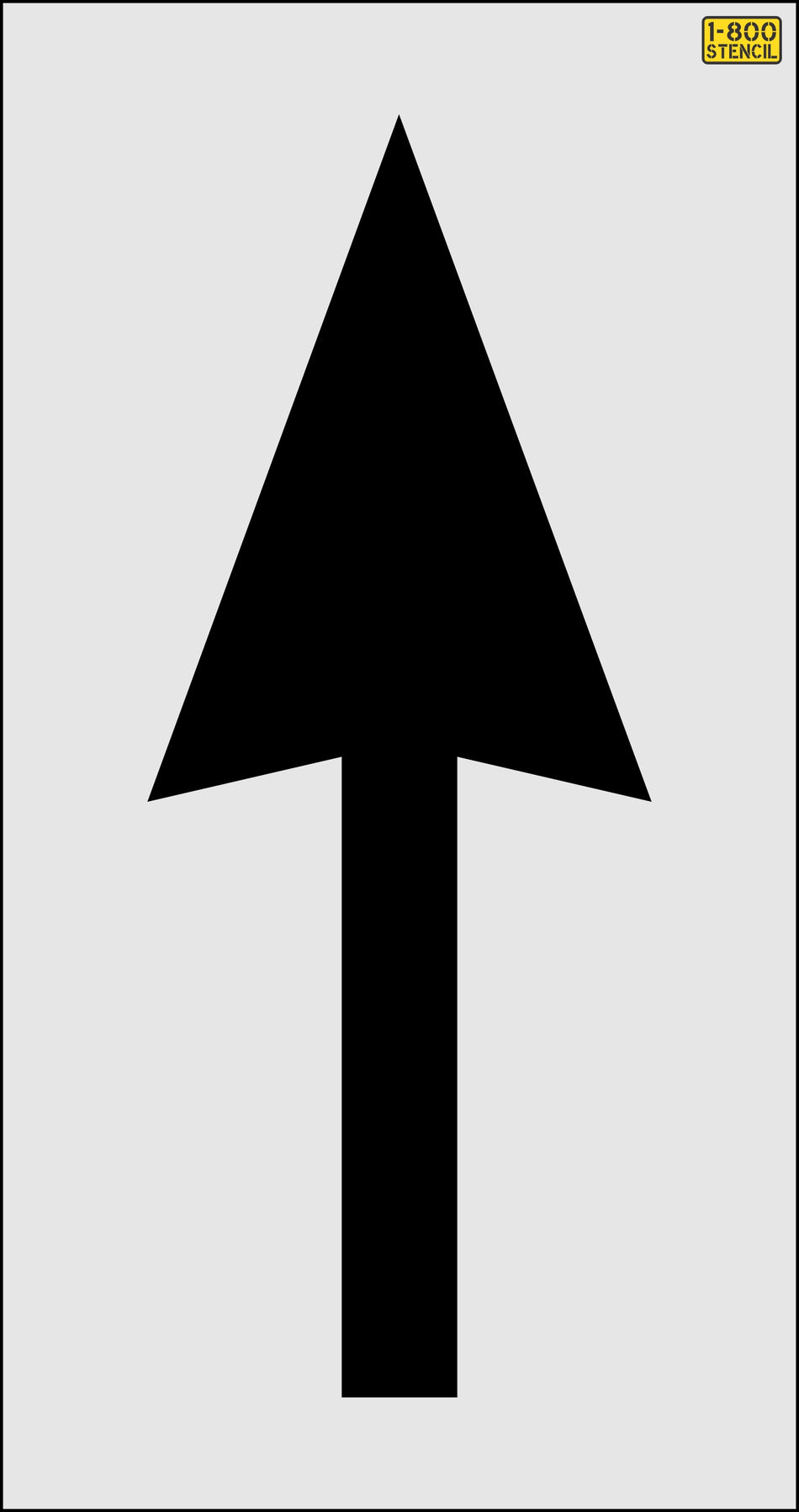 112" Georgia DOT Straight Arrow Stencil