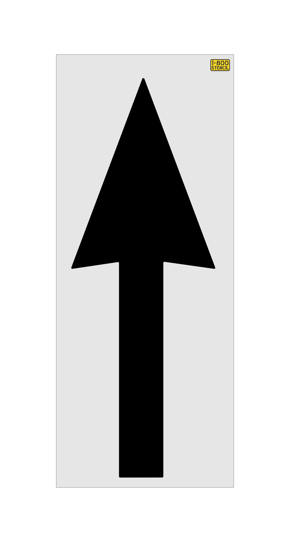 72" Michigan DOT Straight Arrow Stencil