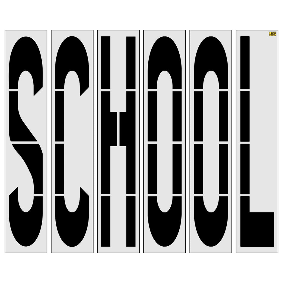 100" Mississippi DOT SCHOOL Stencil