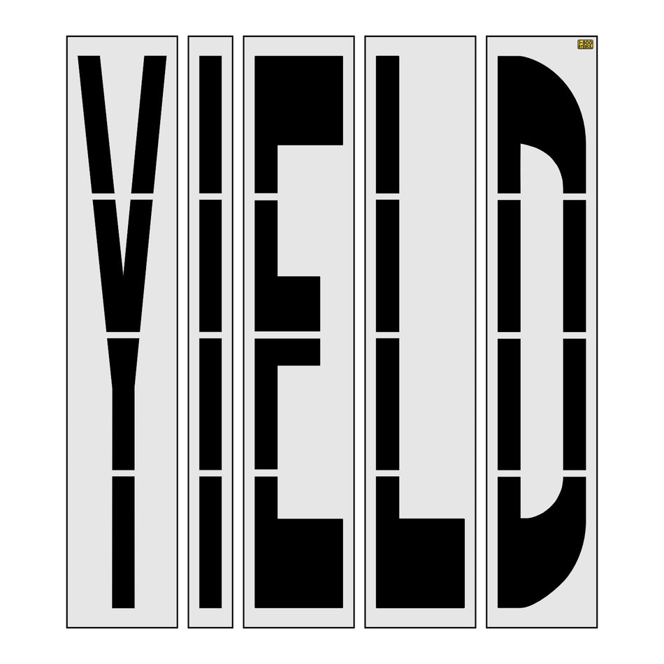 100" Mississippi DOT YIELD Stencil