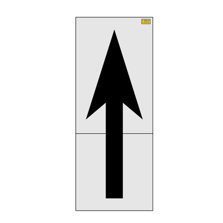114 inch Montana DOT straight arrow pavement marking stencil for roadway and highway striping applications