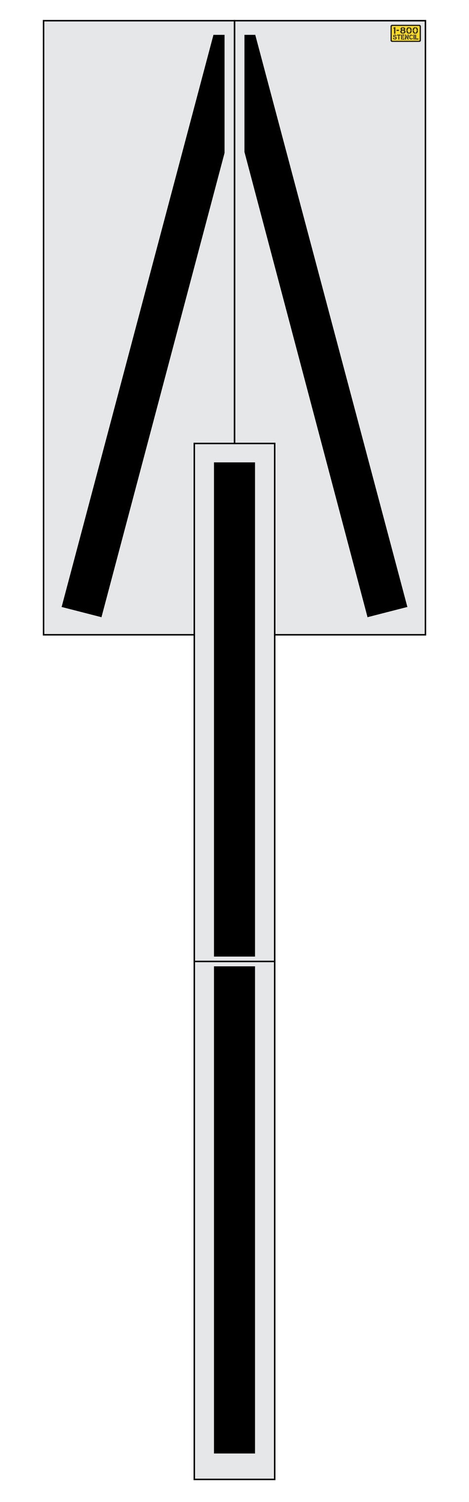 282" Montana DOT Straight Arrow Stencil