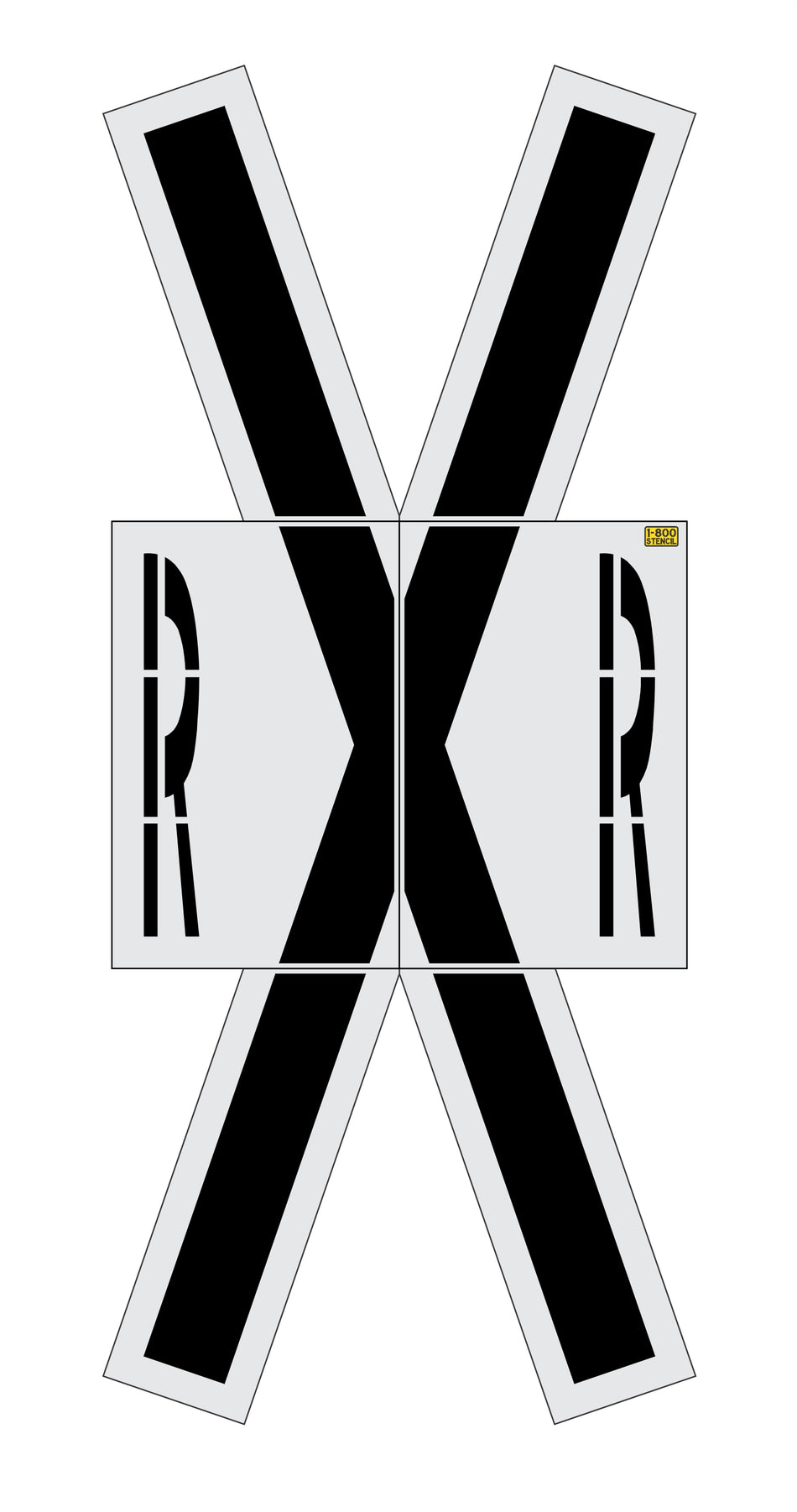 240" Montana DOT Railroad Crossing Kit