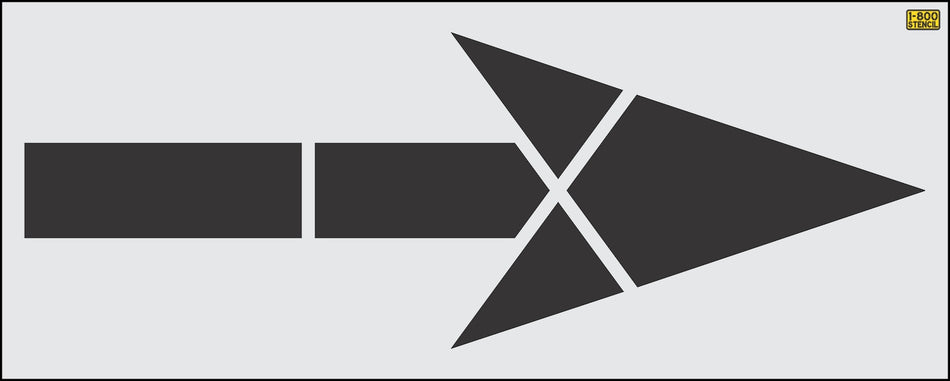 114" Nevada DOT Straight Arrow Stencil