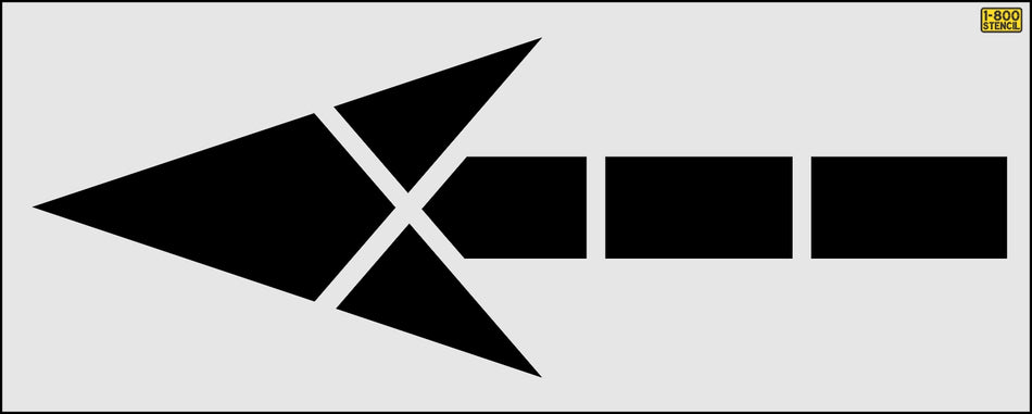 114" New York DOT Straight Arrow Stencil