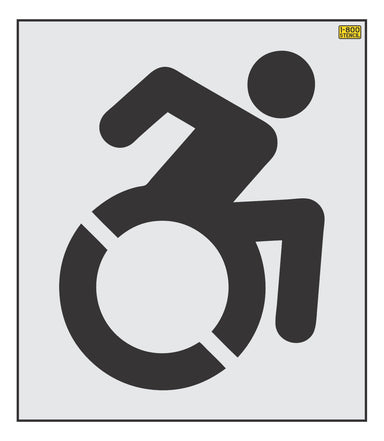 NYSDOT 39" Accessible Icon Stencil
