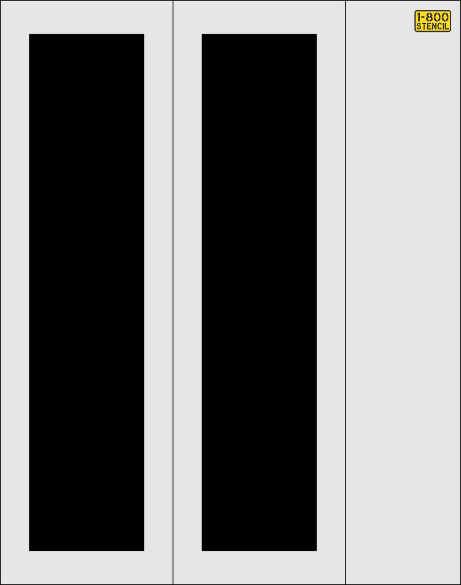 108" Oregon DOT Crosswalk Line Stencil