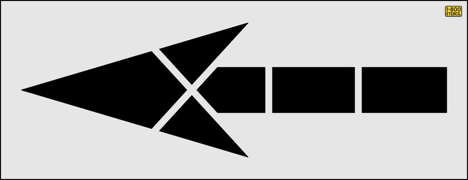 114" Rhode Island DOT Straight Arrow Stencil