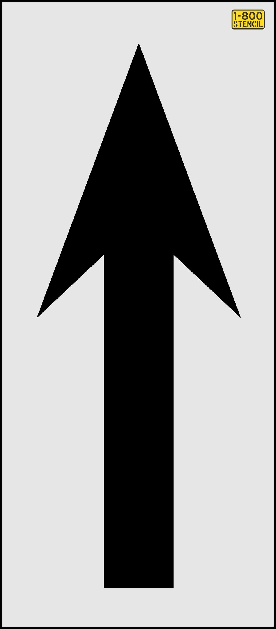 64" South Carolina DOT Bike Lane Arrow Stencil