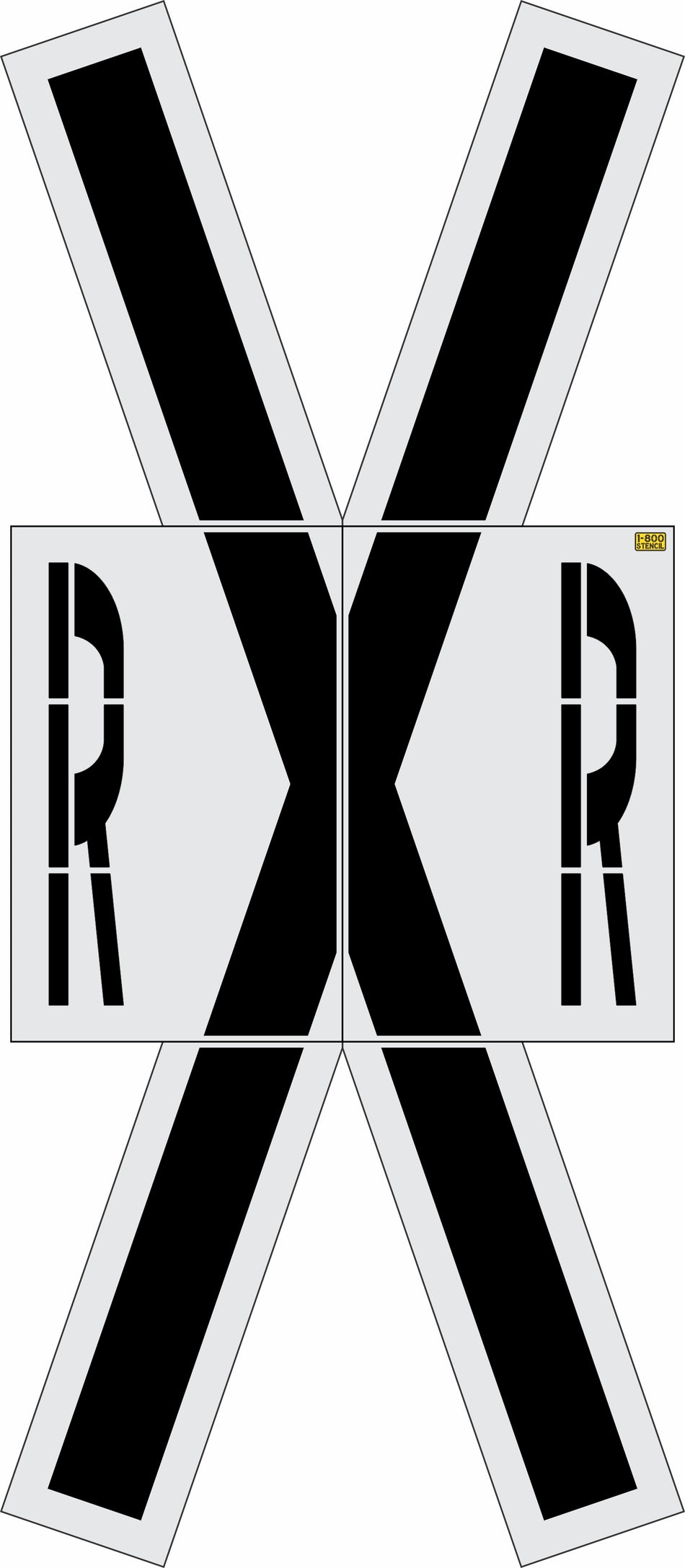 240" South Dakota DOT Railroad Crossing kit