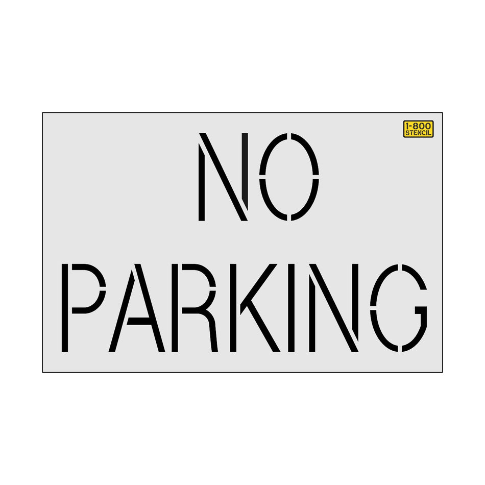 17" San Diego DOT NO PARKING Stencil