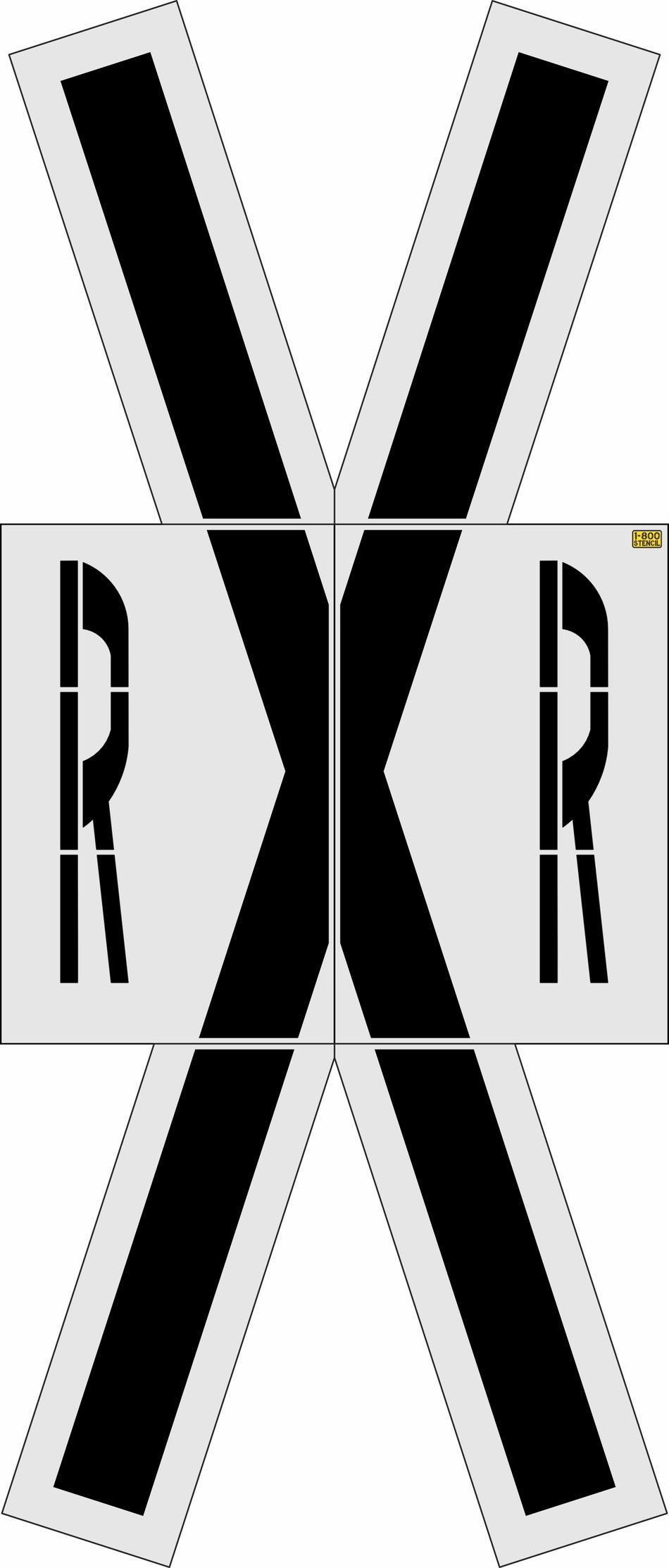 250" Utah DOT Railroad Crossing Kit