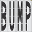 96" Virginia DOT BUMP Stencil