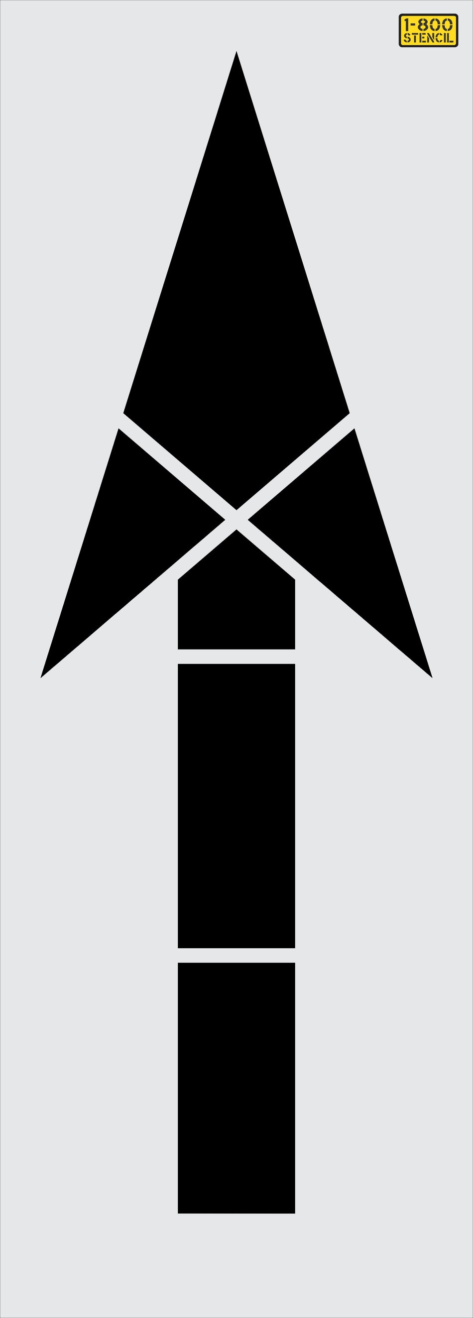 118" West Virginia DOT Straight Arrow Stencil