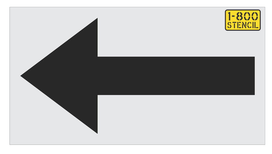 72" 7Brew Straight Arrow Stencil