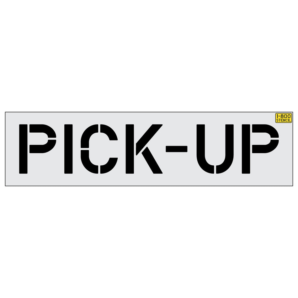12 inch PICK-UP stencil
