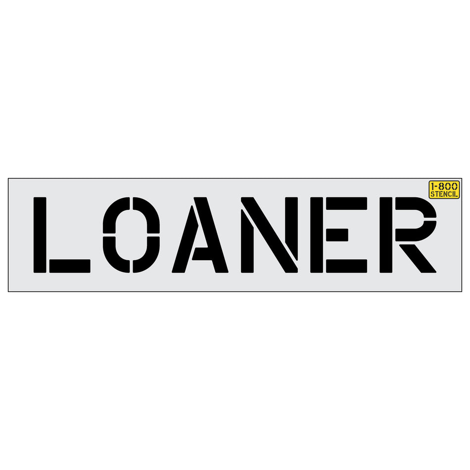 12 inch LOANER stencil