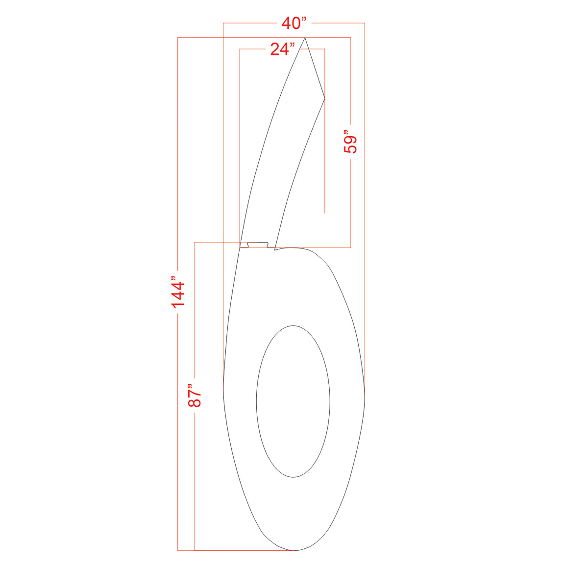 144-inch FAA Airport 1368 pavement marking stencil with dash cutout set for runway and airfield markings