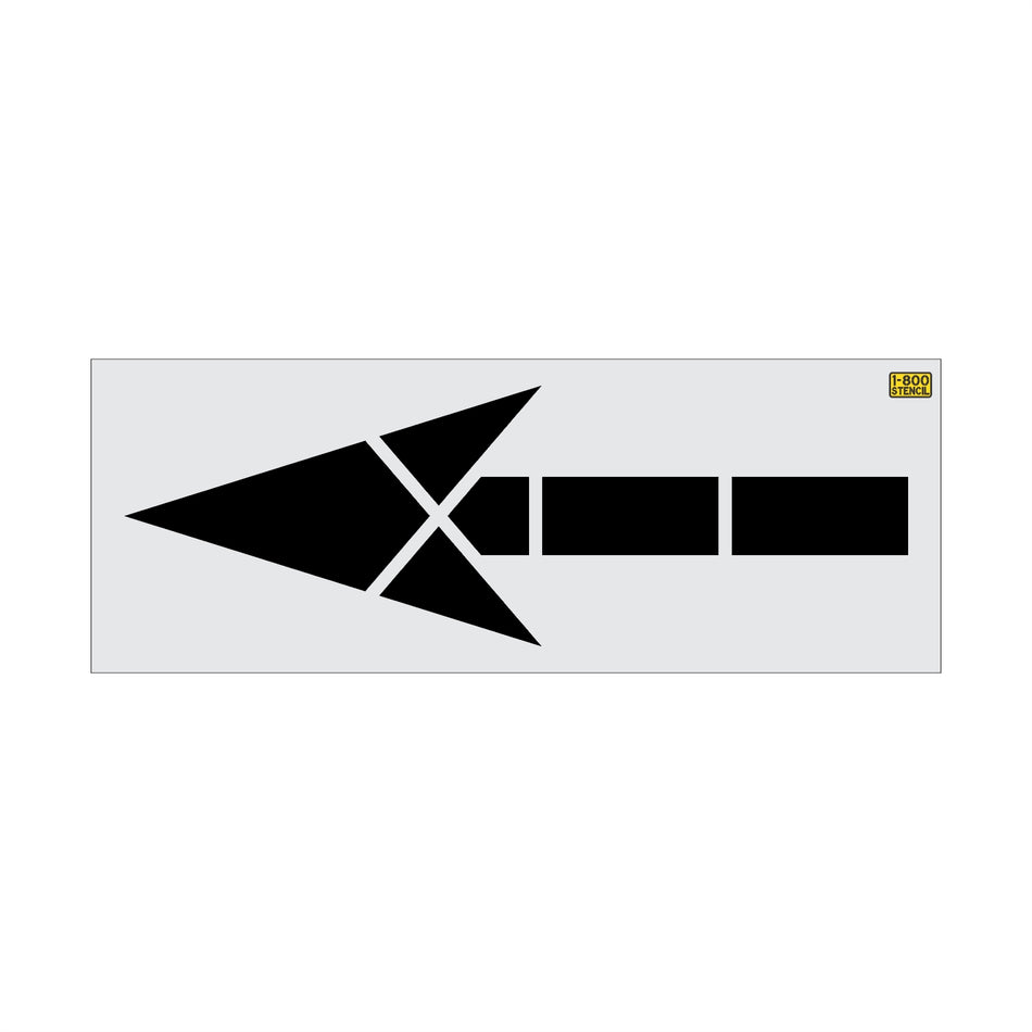 120" Maine DOT Straight Arrow Stencil