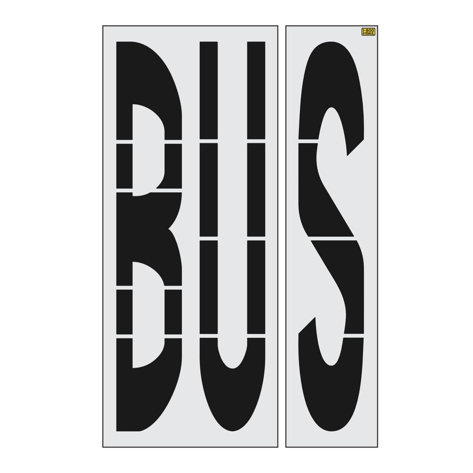 96" Florida DOT BUS Stencil