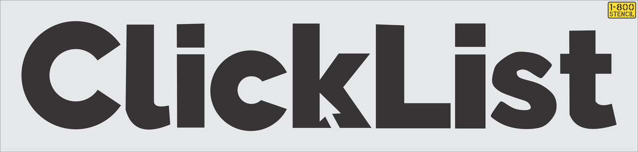 Kroger - 16" ClickList logo Stencil